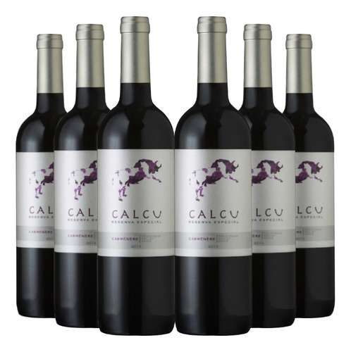 6 Vinos Calcu Reserva Carmenere