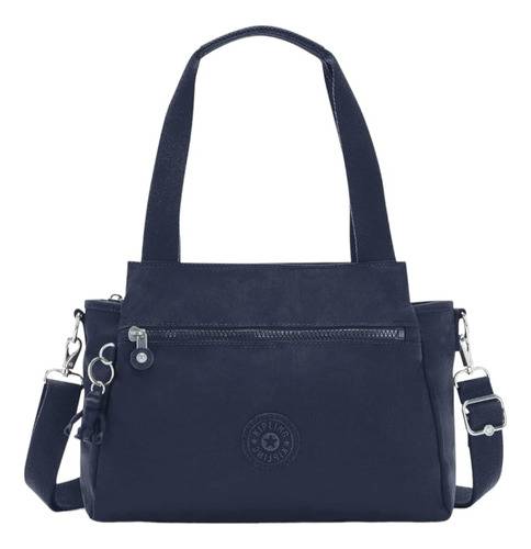 Kipling Bolso Elysia Diseño Y Funcionalidad En Uno Acabado de los herrajes Plata Color Blue bleu 2