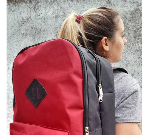 Imagen 9 de 10 de Bolso P/ Patin Artistico Tipo Mochila Doble Compartimiento