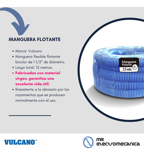 Kit Vulcano Limpieza Piscina Pileta Grande Hormigón Venecita