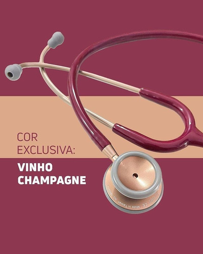 Imagem 2 de 5 de Estetoscópio Pro Lite Vinho Champagne Spirit