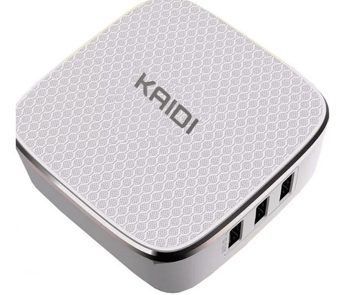 Carregador Kaidi Com 6 Saidas 7a Usb Carga Rapida Cabo