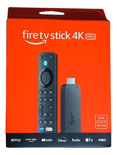 Amazon Fire Tv Stick 4k Max 2nd Gen 16gb Hdmi Wi-fi 6e 2023