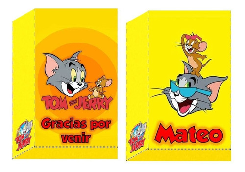 10 Bolsitas Golosineras Con Cordon Tom Y Jerry