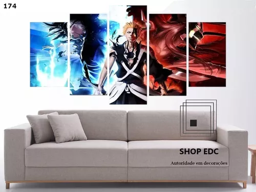 Quadro Naruto Arte Full Anime Poster Moldurado