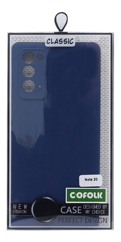 Carcasa Para Samsung Note 20 Silicona + Lamina De Hidrogel