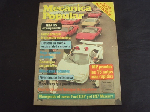 Revista Mecanica Popular (jun 1981) 16 Autos Mas Rapidos