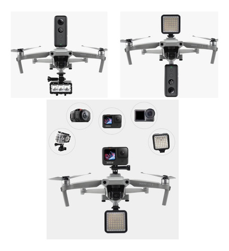 Soporte Adaptador Para Insta 360, Gopro etc Dji Mavic Air 2