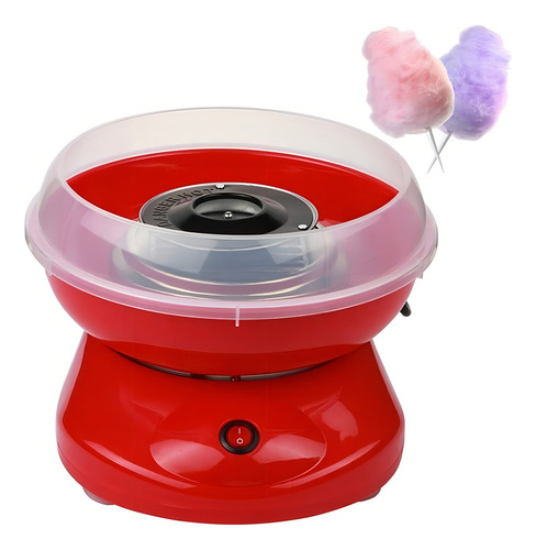 Máquina Automática De Algodón De Azúcar De Color Gift Color Rojo