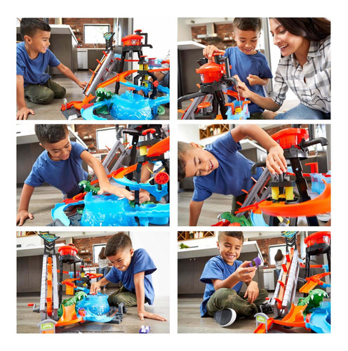 Pista Hot Wheels Ultimate Autolavado Cocodrilo Con Carro