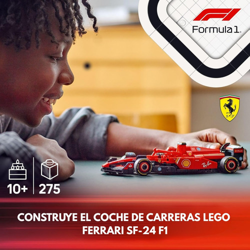 Lego Autos Formula 1 Speed Champions Ferrari Sf-24 F1 275pz