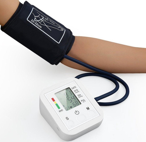 Dispositivo automático de medición de la presión arterial, monitor en color blanco/negro