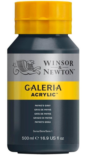 Tinta Acrílica Galeria 500ml Winsor & Newton Paynes Gray 465