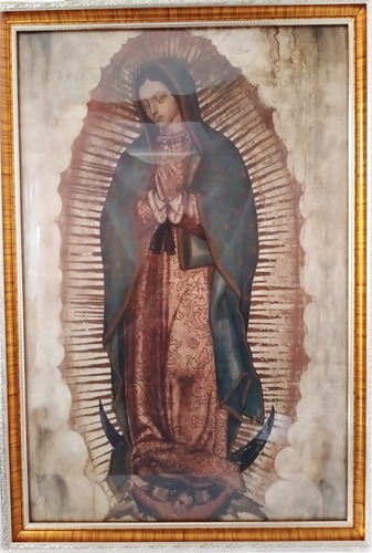 Imagen De Nuestra Señora De Guadalupe De 60 X 50 Cm Y Regalo