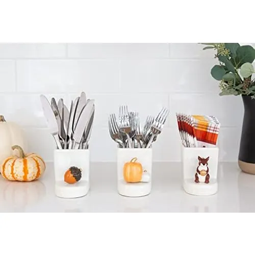 Mini Pintado Mano De Nora Fleming: Nuts About Fall (bel...