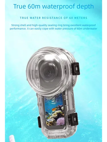 Carcasa De Buceo Magnética Invisible Para Insta360 X5
