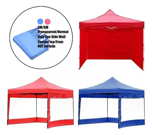 Tenda 3x3 Gazebo Reforçada Sanfonada Com Laterais + Bolsa