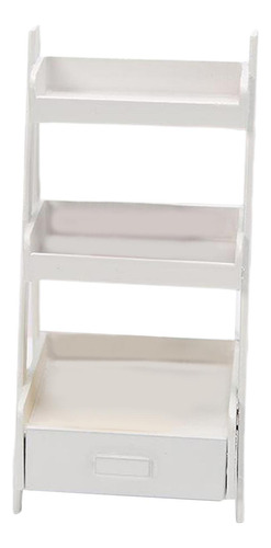 1/12 Escala Dollhouse Mini Antiguo 3 Tier Planta Soporte