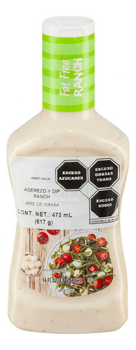 Aderezo Great Value Ranch 473 Ml