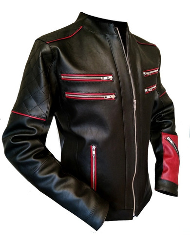 Imagen 2 de 8 de Campera Blood Cuero Eco Hombre
