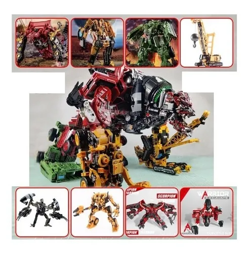 Transformers Overload Mt07 Devastador Scorpion Warrior 22 Cm