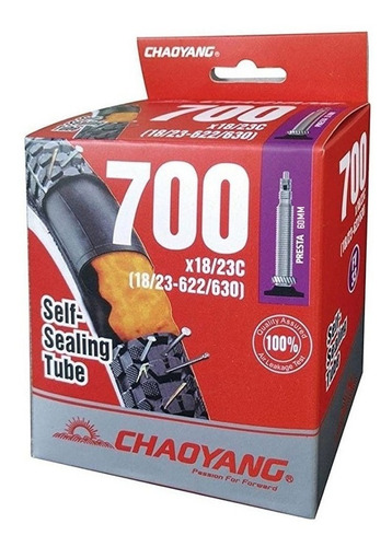 Cámara Chaoyang 700x18/23c F/v 60mm Líquido Tubular