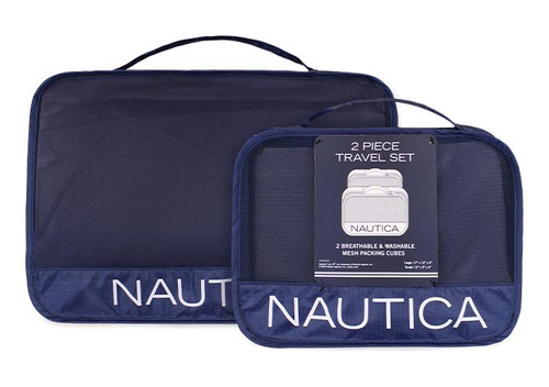 Organizador De Viaje En Pack Azul Nautica