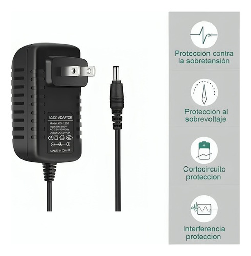 Adaptador De Corriente 12v 100-240v Eliminador Seedary