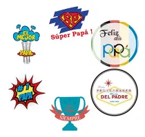 Comprar 18 Obleas Comestibles 5 Cm Papá 2