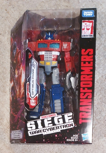 Optimus Prime Transformers Siege Wfc Voyager Class Original