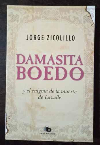 Damasita  Boedo - Jorge Zicolillo - Ediciones B