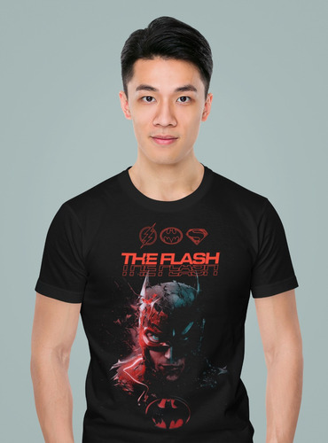 Camiseta Comic The Flash Batman
