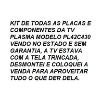 Comprar Kit Todas As Placas E Componentes Tv Plasma Mod Pl42c430