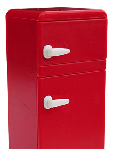 2 12 Escala Móveis De Casa De Bonecas Modelo De Vermelho