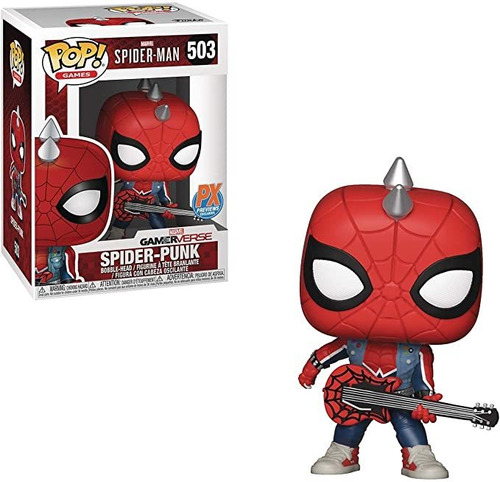Popular! Marvel: Figura De Vinilo De Spider-punk