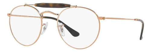 Ray-ban Rb3747v 2943 Round Double Bridge Cobre Ray-ban Ray-ban Ray-ban Ray-ban Ray-ban (Usado)