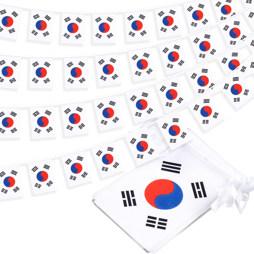Banderin De Bandera De Corea, Mini Banderas Coreanas Pequena
