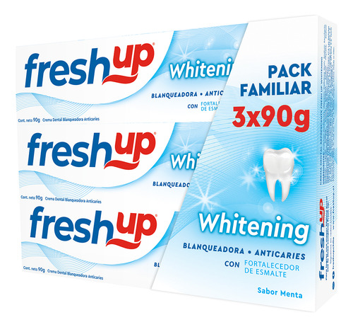 Pasta Dental Fresh Up Whitening 90gr X 3ud
