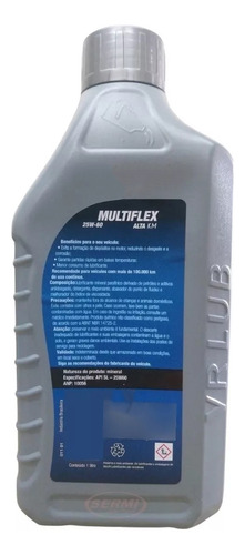 Óleo Mineral 25w60 Api Sl Vr Lub Alta Km Carros Antigos 1lt