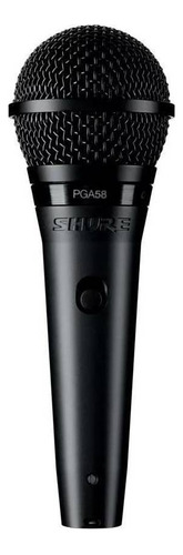 Micrófono Shure Pg Alta Pga58-xlr Dinámico Cardioide Color Negro