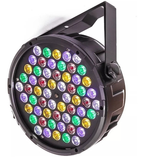 Canhão Refletor Par Led 60 Leds 3w Rgbwa White + Amber  