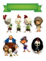 Comprar Kit Topo Galinho Chicken Little + Tubete 20 Uni + 50 Toppers