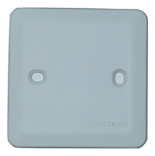 Tapa Ciega Electricidad 5x5cm Romax Mignon Embutir Color Blanco