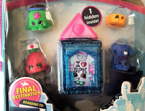 Lote 5 Sets Shopkins World Vacation Americas - Lote B (Usado)