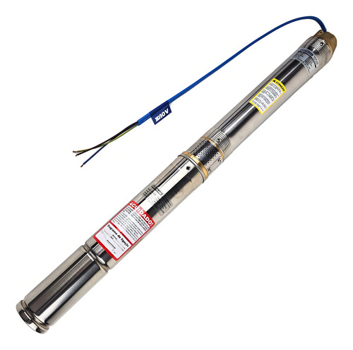 Bomba Submersa Caneta Palito 1/4hp Eletroplas 30mca 220v Cor Cinza