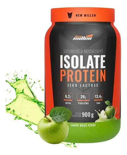 Whey Isolate Protein Pote 900g Proteína Isolada New Millen Sabor ...