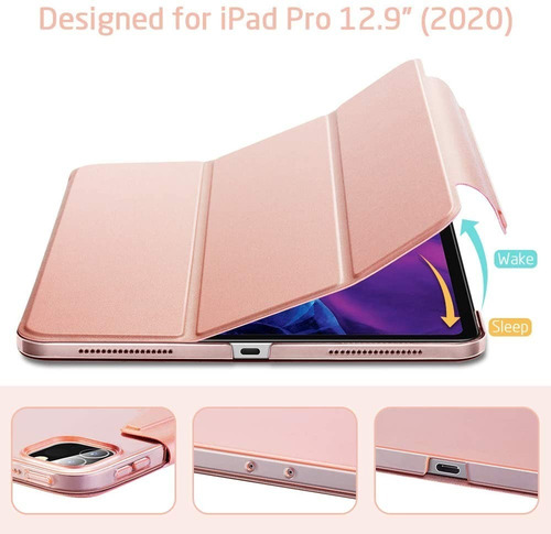 Capa Capinha iPad Pro 12.9 2020 Esr Trifold C/suporte Caneta