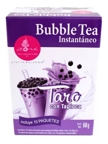 Tea Instantáneo Bubblea Tea Sabor Taro Zoma Tea Collect 650g