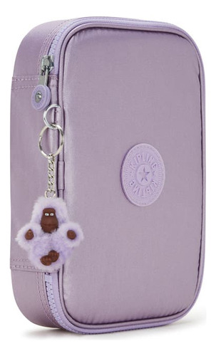 Kipling Lapicera 100 Lápices Etc. Lilac Metallic Color Lila Frosted Lilac Metallic