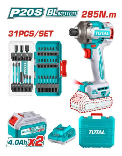 Combo Atornillador De Impacto Total Tools Tosli240966